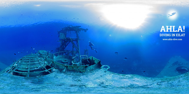 dive site in eilat - satil wreck